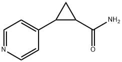 Cyclopropanecarboxamide, 2-(4-pyridinyl)- (9CI) Struktur