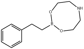 2-PHENYLETHYL-1-BORONIC ACID DIETHANOLAMINE ESTER Struktur