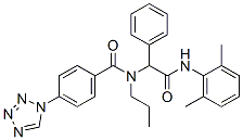 Benzeneacetamide, N-(2,6-dimethylphenyl)-alpha-[propyl[4-(1H-tetrazol-1-yl)benzoyl]amino]- (9CI) Struktur