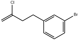 4-(3-Bromophenyl)-2-chlorobut-1-ene Struktur