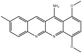 Dibenzo[b,g][1,8]naphthyridin-11-amine, 7,10-dimethoxy-2-methyl- (9CI) Struktur