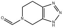 5H-1,2,3-Triazolo[4,5-c]pyridine-5-carboxaldehyde, 1,4,6,7-tetrahydro- (9CI) Struktur