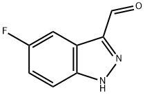 5-FLUORO-1H-INDAZOLE-3-CARBALDEHYDE Struktur