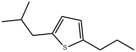 2-Isobutyl-5-propylthiophene Struktur