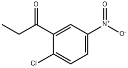 2-chloro-5-nitropropiophenone  Struktur