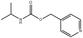 Isopropylcarbamic acid 4-pyridinylmethyl ester Struktur