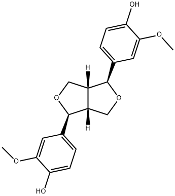 (-)-4,4'-[[(3aα,6aα)-テトラヒドロ-1H,3H-フロ[3,4-c]フラン]-1α,4α-ジイル]ビス(2-メトキシフェノール)