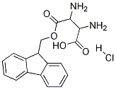 FMoc-L-2,3-diaMinopropionic acid hydrochloride Struktur