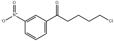 5-CHLORO-1-(3-NITROPHENYL)-1-OXOPENTANE Struktur