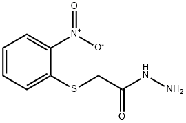 2-[(2-NITROPHENYL)THIO]ETHANOHYDRAZIDE Struktur