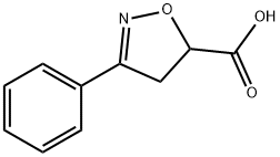 3-Phenyl-2-isoxazoline-5-carboxylic acid Struktur