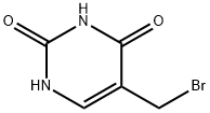 2,4(1H,3H)-Pyrimidinedione, 5-(bromomethyl)- (9CI) Struktur