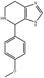 4-(4-Methoxyphenyl)tetrahydroimidazopyridine Struktur