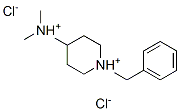 1-benzyl-4-(dimethylammonio)piperidinium dichloride Struktur