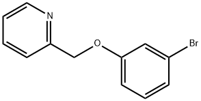 2-[(3-bromophenoxy)methyl]pyridine Struktur