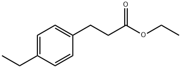 3-(4-ETHYL-PHENYL)-PROPIONIC ACID ETHYL ESTER Struktur