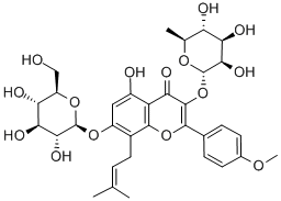 淫羊藿苷, 489-32-7, 結(jié)構(gòu)式