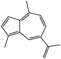 1,4-Dimethyl-7-isopropenylazulene Struktur