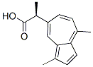 (2S)-2-(3,8-dimethylazulen-5-yl)propanoic acid Struktur