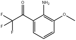 Ethanone, 1-(2-amino-3-methoxyphenyl)-2,2,2-trifluoro- (9CI) Struktur