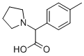 ALPHA-(4-METHYLPHENYL)1-PYRROLIDINEACETIC ACID Struktur