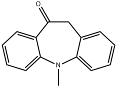 5,11-dihydro-5-methyl-10H-dibenz[b,f]azepin-10-one Struktur