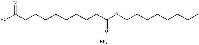 ammonium octyl sebacate  Struktur