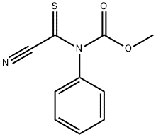 Carbanilic  acid,  N-(cyanothioformyl)-,  methyl  ester  (7CI,8CI) Struktur