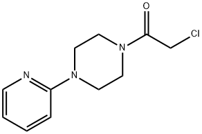 Piperazine, 1-(chloroacetyl)-4-(2-pyridinyl)- (9CI) Struktur