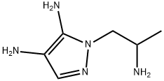 1H-Pyrazole-4,5-diamine,  1-(2-aminopropyl)- Struktur