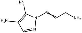 1H-Pyrazole-4,5-diamine,  1-(3-amino-1-propenyl)-  (9CI) Struktur