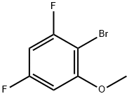 2-broMo-1,5-difluoro-3-Methoxybenzene Struktur