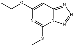 Tetrazolo[1,5-c]pyrimidine, 7-ethoxy-5-(methylthio)- (9CI) Struktur