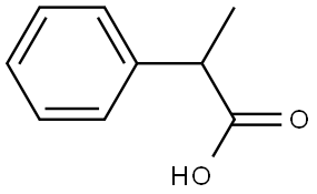 DL-2-Phenylpropionic acid Structure