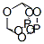 4,4a,8,8a-Tetrahydro-2,8,4,6-(epoxyethanediylideneoxy)[1,3,2]dioxaphosphorino[5,4-d]-1,3,2-dioxaphosphorin Struktur