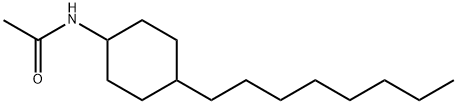 N-ACETYL-4-N-OCTYLCYCLOHEXYLAMINE Struktur