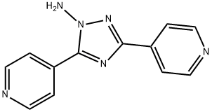 3,5-Di(4-pyridinyl)-1H-1,2,4-triazol-1-amine Struktur