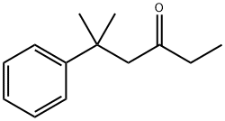 5-methyl-5-phenylhexan-3-one  Struktur