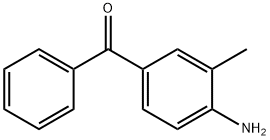 4-Amino-3-methylbenzophenone Struktur