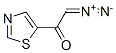 Ethanone,  2-diazo-1-(5-thiazolyl)- Struktur