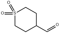 2H-Thiopyran-4-carboxaldehyde, tetrahydro-, 1,1-dioxide Struktur