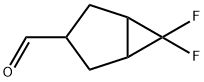 Bicyclo[3.1.0]hexane-3-carboxaldehyde, 6,6-difluoro- (9CI) Struktur