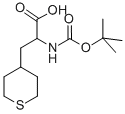 2-N-Boc-Amino-3-(4-tetrahydrothiopyranyl)propionic acid Struktur