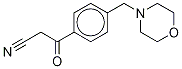 4-(4-MorpholinylMethyl)-β-oxo-benzenepropanenitrile Struktur