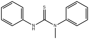 N-Methyl-N,N'-diphenylmercaptoformamidine Struktur