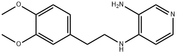 4-[(3,4-Dimethoxyphenethyl)amino]pyridin-3-amine Struktur