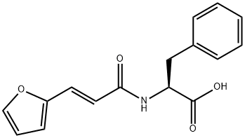 N-(3-(2-furyl)acryloyl)phenylalanine Struktur