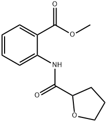 Benzoic acid, 2-[[(tetrahydro-2-furanyl)carbonyl]amino]-, methyl ester (9CI) Struktur