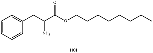 DL-3-Phenylalanine octyl ester hydrochloride Struktur