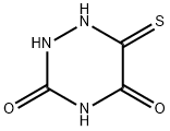 6-mercapto-1,2,4-triazine-3,5(2H,4H)-dione Struktur